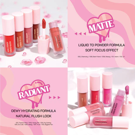 Moira Love Steady Liquid Blush (003, Honey Pie)
