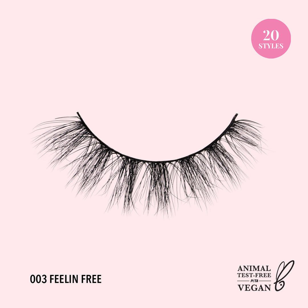 Moira 3D Effect Bionic Vegan Faux Mink Lashes (003, Feelin Free)