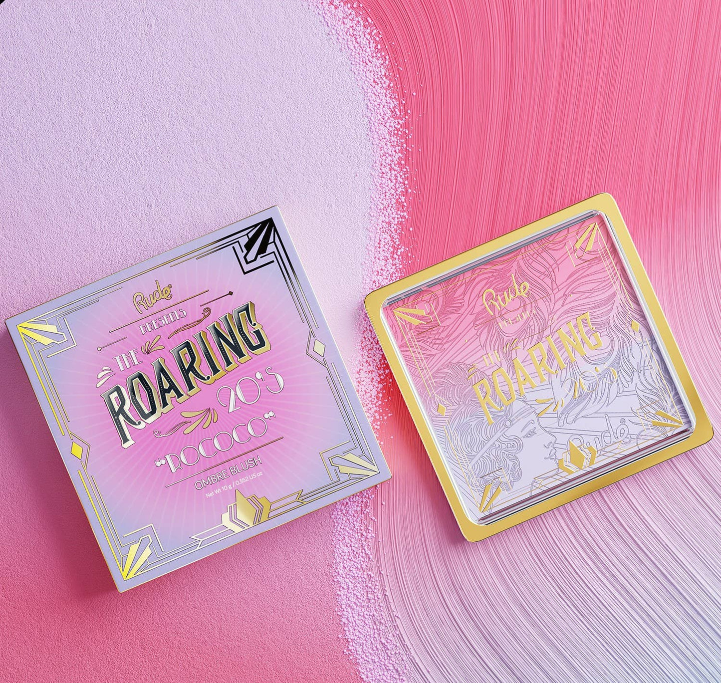 Rude cosmetics The Roaring 20's Ombre Blush: Rococo