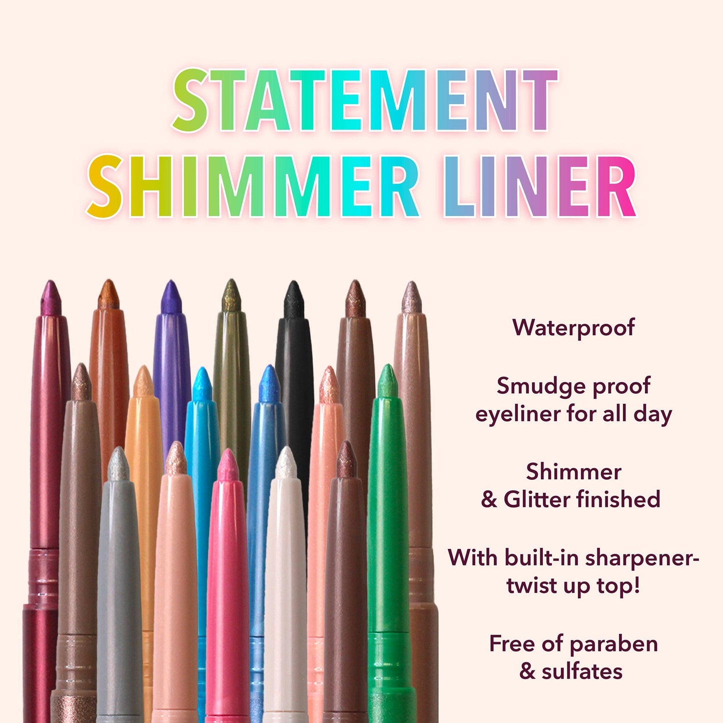 MOIRA Statement Shimmer Liner 005 Violet