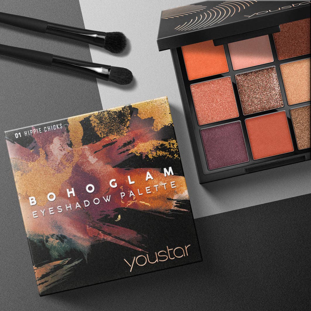 You Star Boho Glam Eyeshadow Palette | Hippie Chick | 01