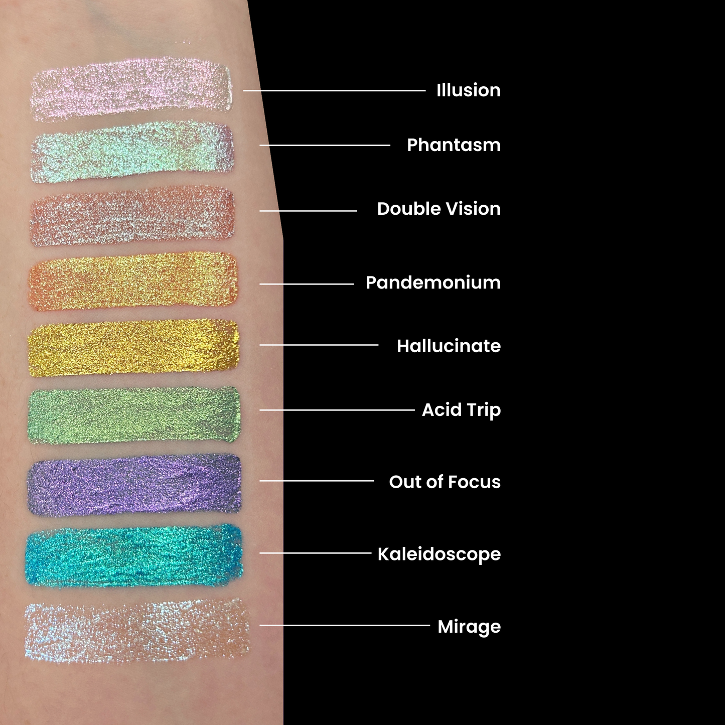 Rude cosmetics Hypnotic Hyper Liquid Eyeshadow- Pandemonium