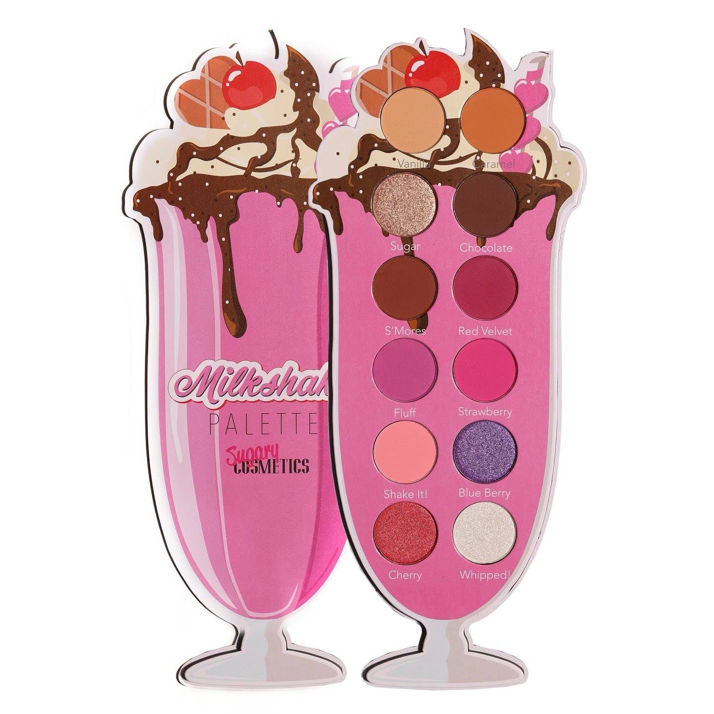 Sugary cosmetics. Milkshake eyeshadow palette