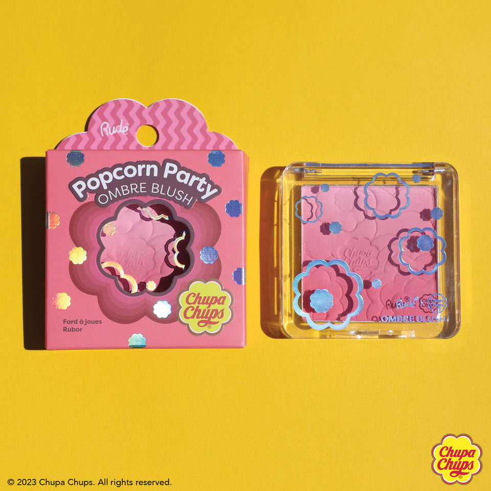 Rude Cosmetics Chupa Chups Popcorn Party Ombre Blush: Berry Blast