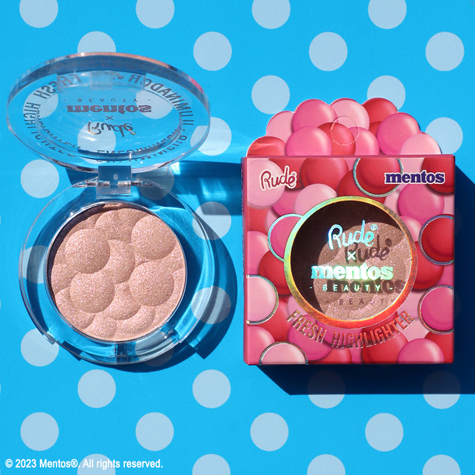 Rude Cosmetics Mentos fresh highlighter.