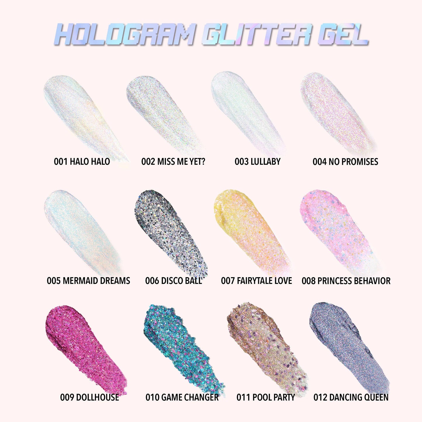 moira Hologram Glitter Gel (009, Dollhouse )