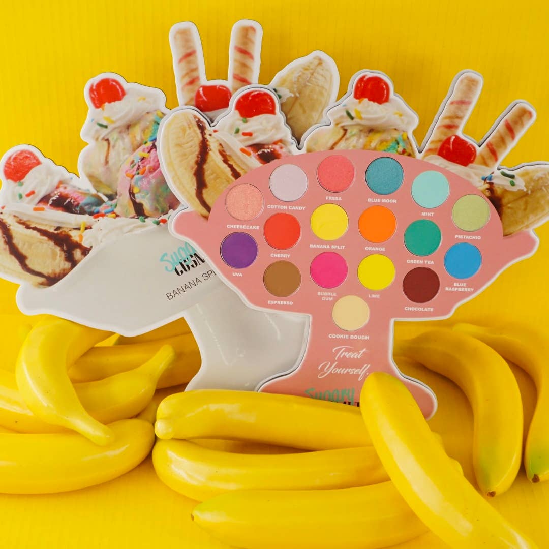 Sugary cosmetics. Banana Split eyeshadow Palette