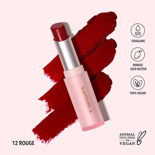 Moira Signature Lipstick (012, Rouge)