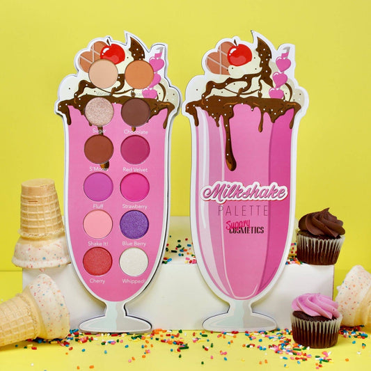 Sugary cosmetics. Milkshake eyeshadow palette