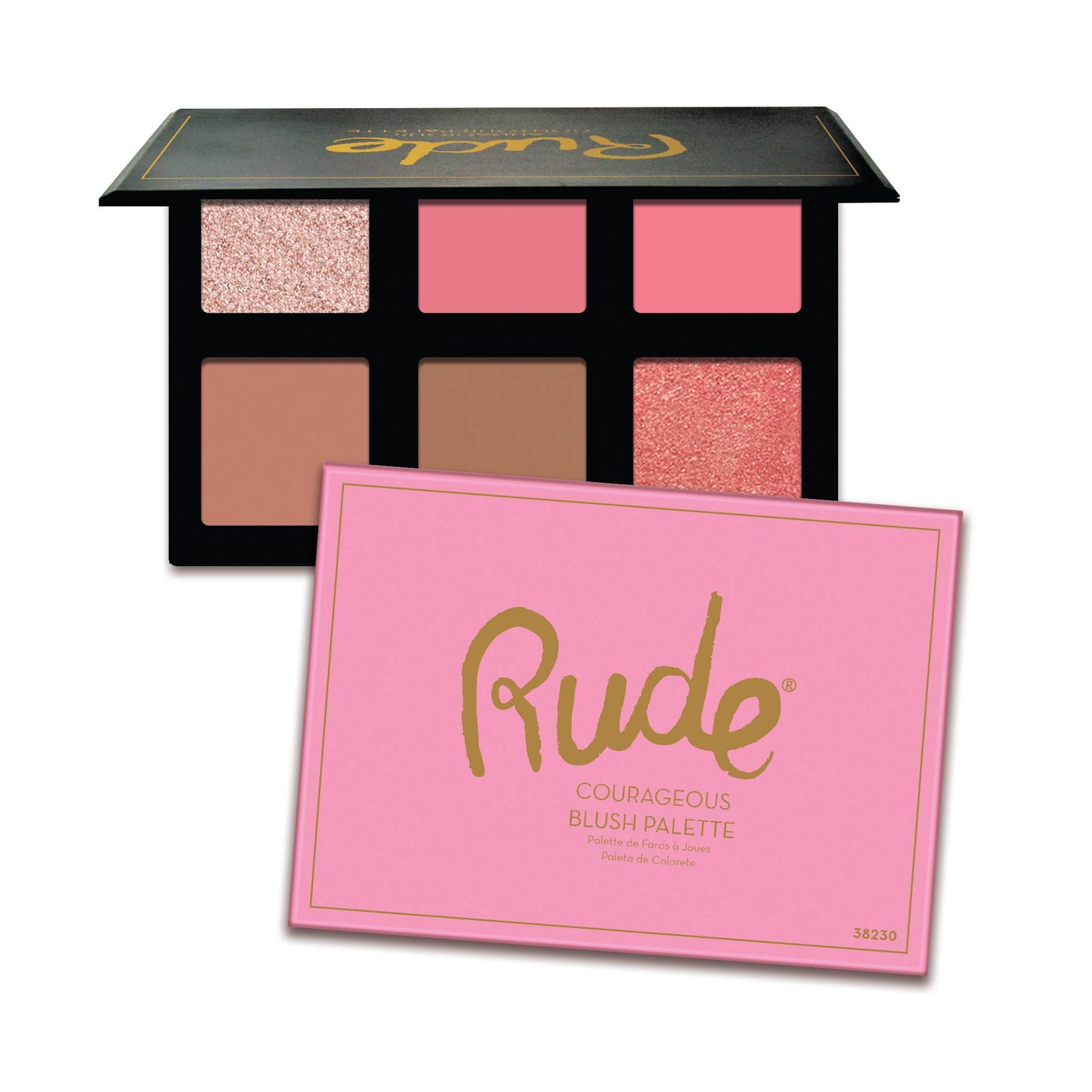 Rude Cosmetics Courageous Blush Palette