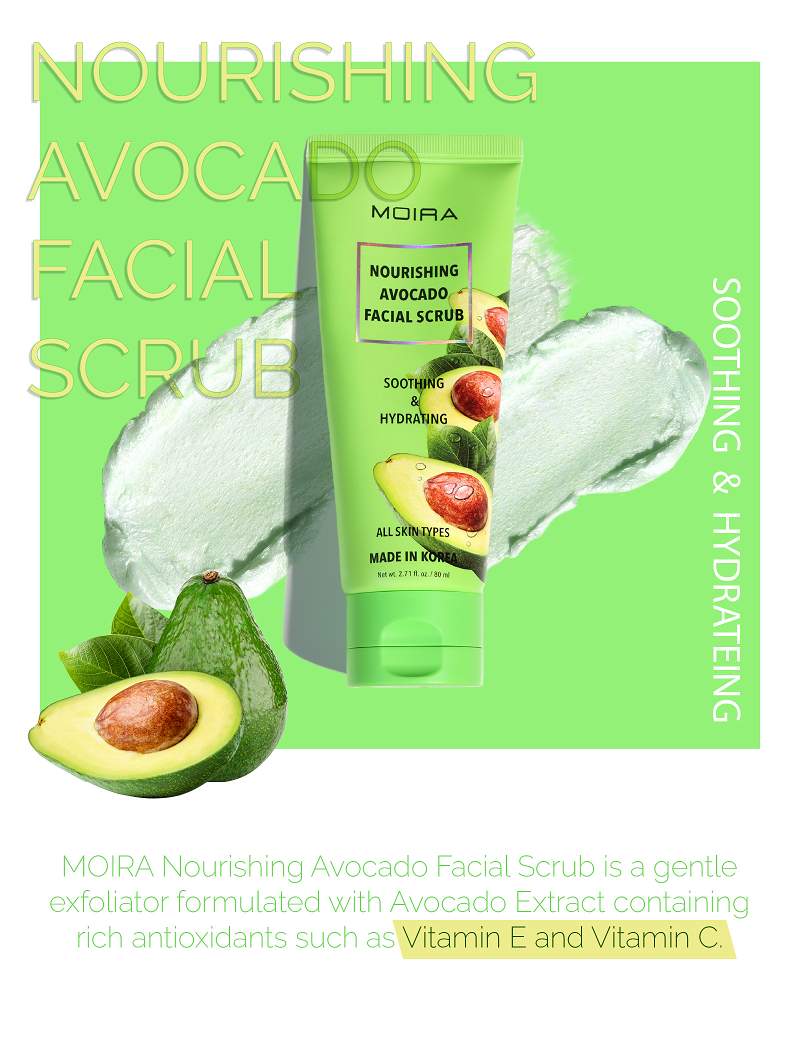 MOIRA Nourishing Avocado Facial Scrub