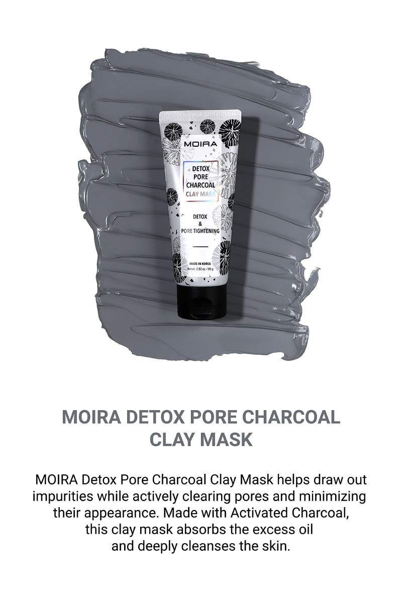 MOIRA Detox Pore Charcoal Clay Mask