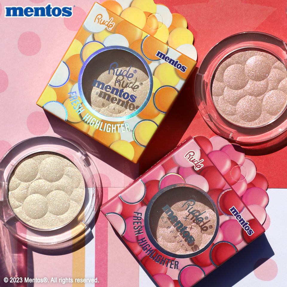 Rude Cosmetics Mentos fresh highlighter.