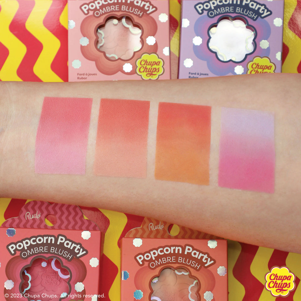 Rude Cosmetics Chupa Chups Popcorn Party Ombre Blush: Berry Blast