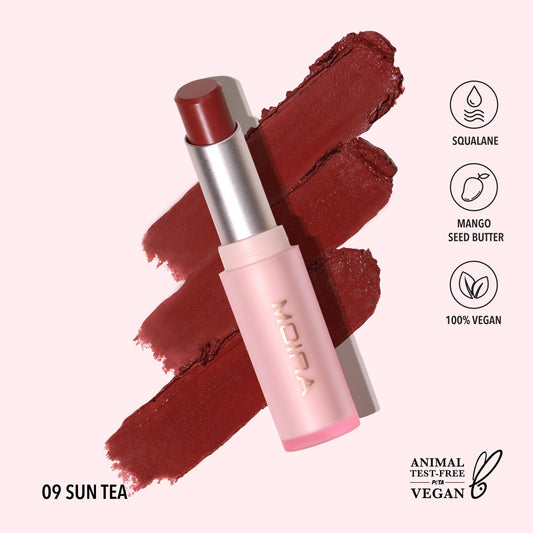 Moira Signature Lipstick (009, Sun Tea)